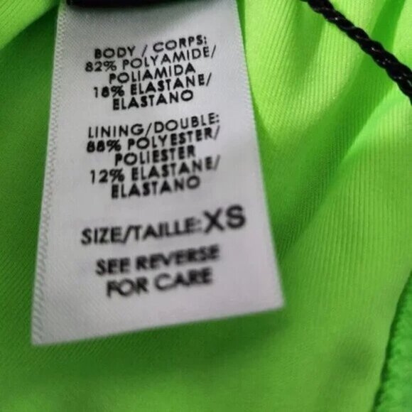 2/$50 Peixoto Amore Ruffle Bikini Bottom Neon Green & Blue Size XS - Picture 6 of 8